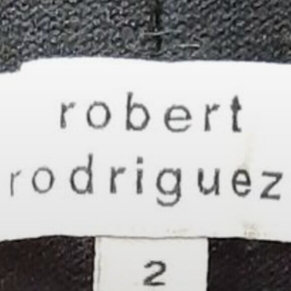 ROBERT RODRIGUEZ / Genuine Leather Legging Pull-On Pants Ankle Zip Black 2 Flaw - Picture 14 of 16